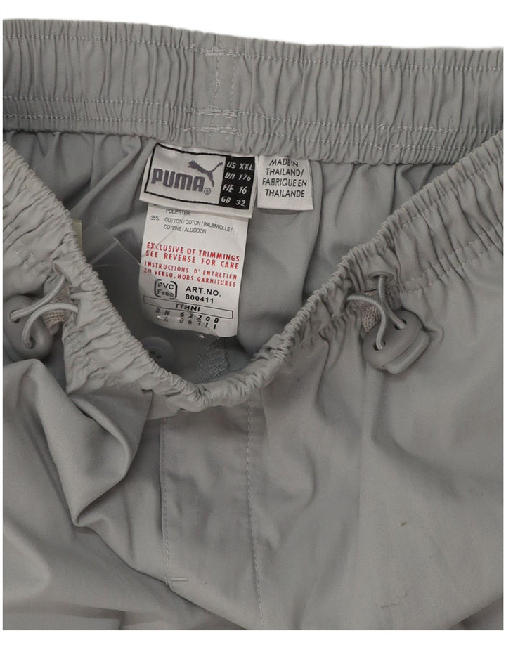 Puma Pantalón Chándal Niño 15-16 Años Gris Poliéster