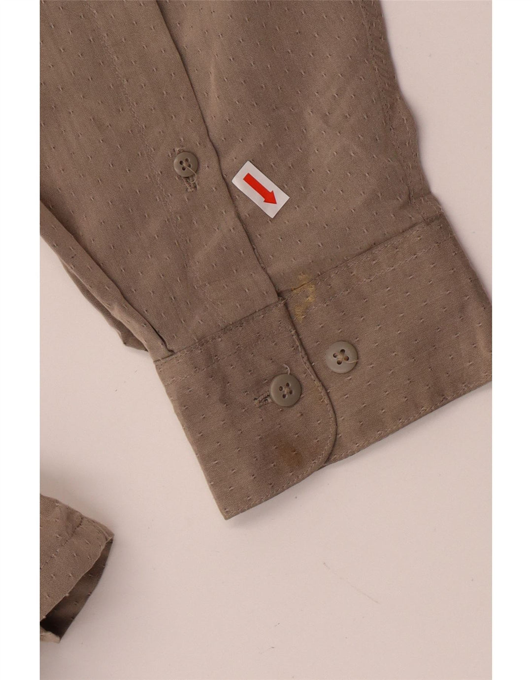 Pierre Cardin Camisa para hombre Talla 17 17 1/2 XL Rayón manchado gris