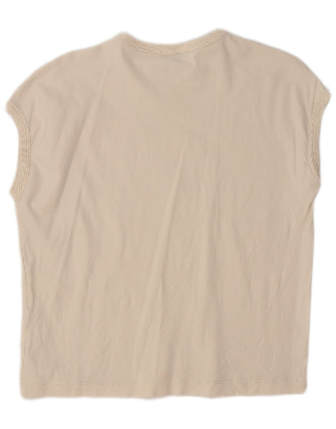 Massimo Dutti Camiseta Mujer Top UK 44 Medium Beige
