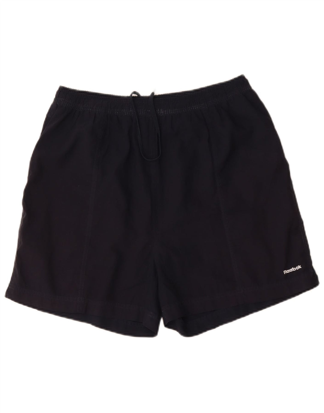 Reebok Pantalones cortos deportivos para hombre XL Poliéster negro