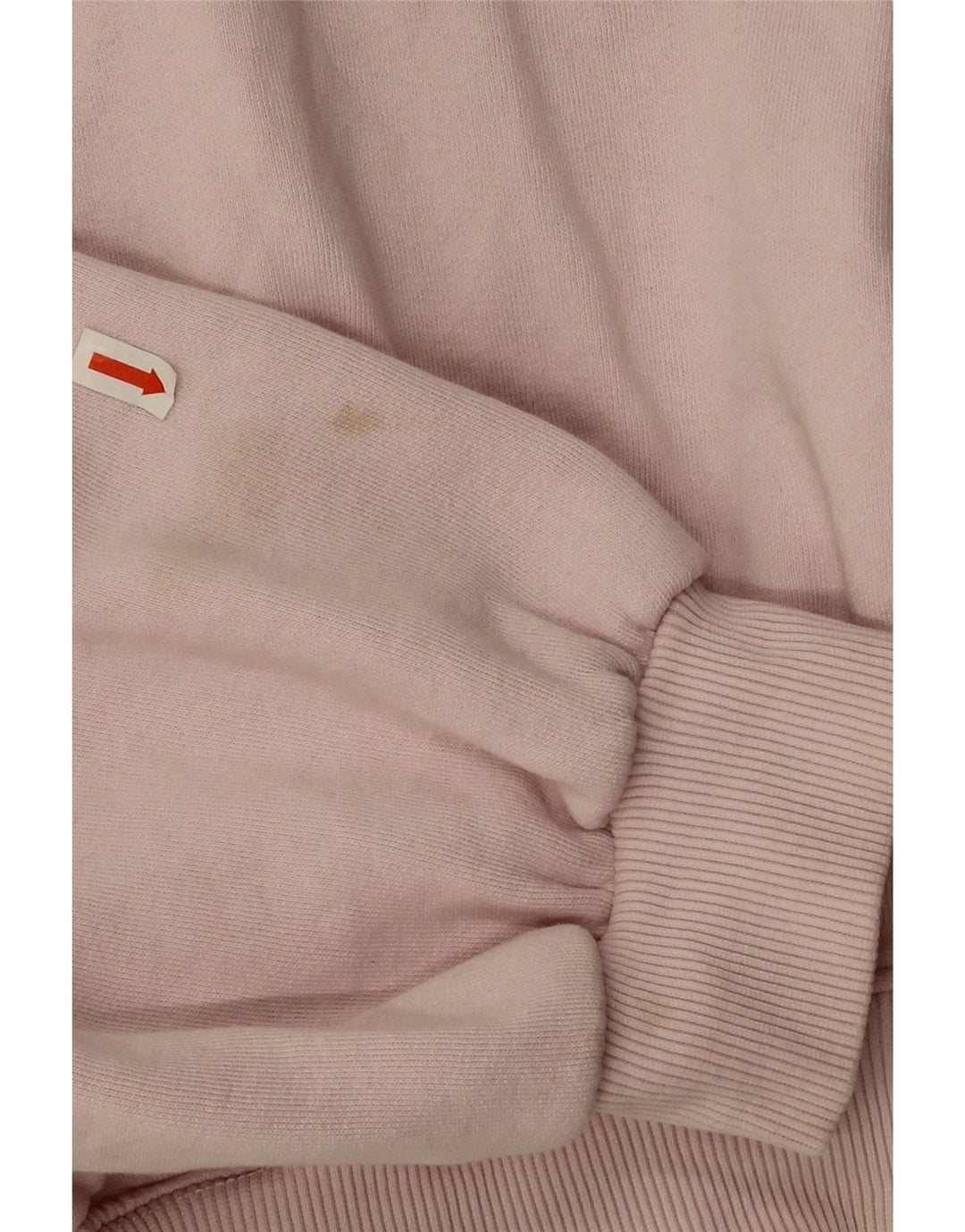 Zara Mujer Crop Sudadera Extragrande Jersey UK 44 Algodón Rosa Medio