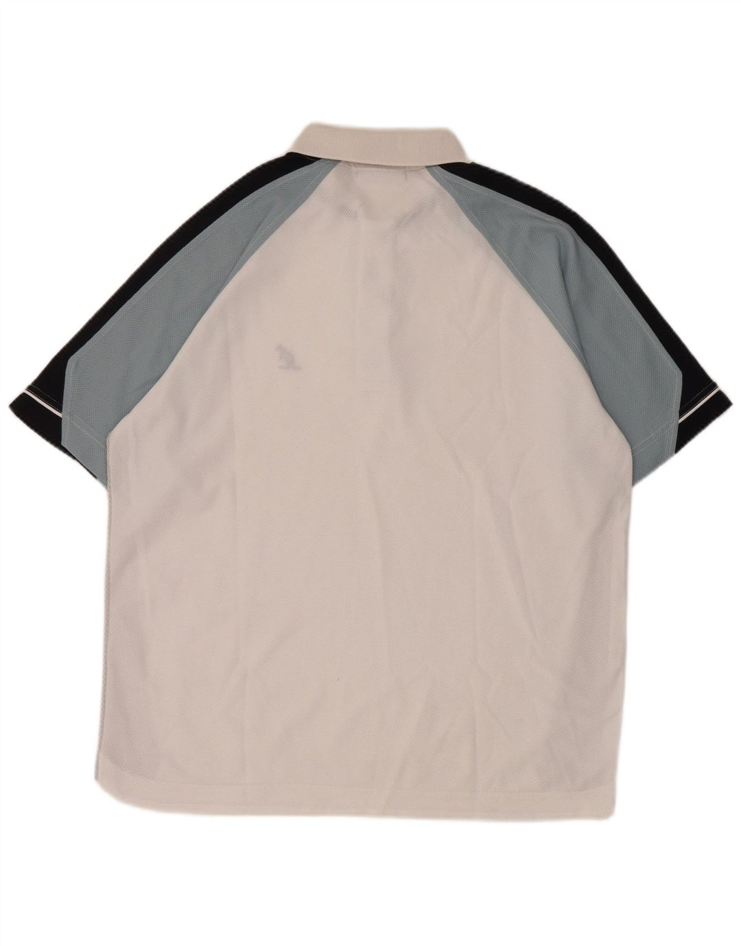 AUSTRALIAN L'ALPINA Polo para hombre Grande Blanco Colorblock Poliéster