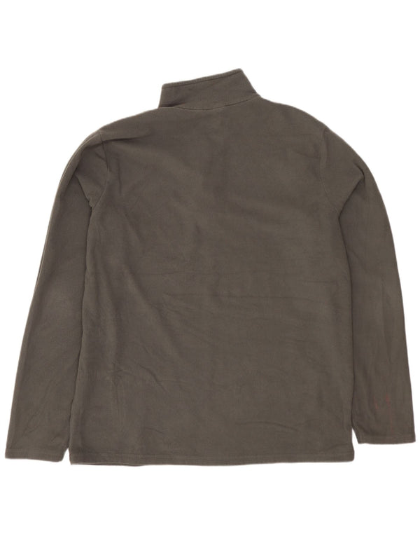 MOUNTAIN WAREHOUSE Jersey de forro polar con cuello y cremallera para hombre Poliéster gris grande