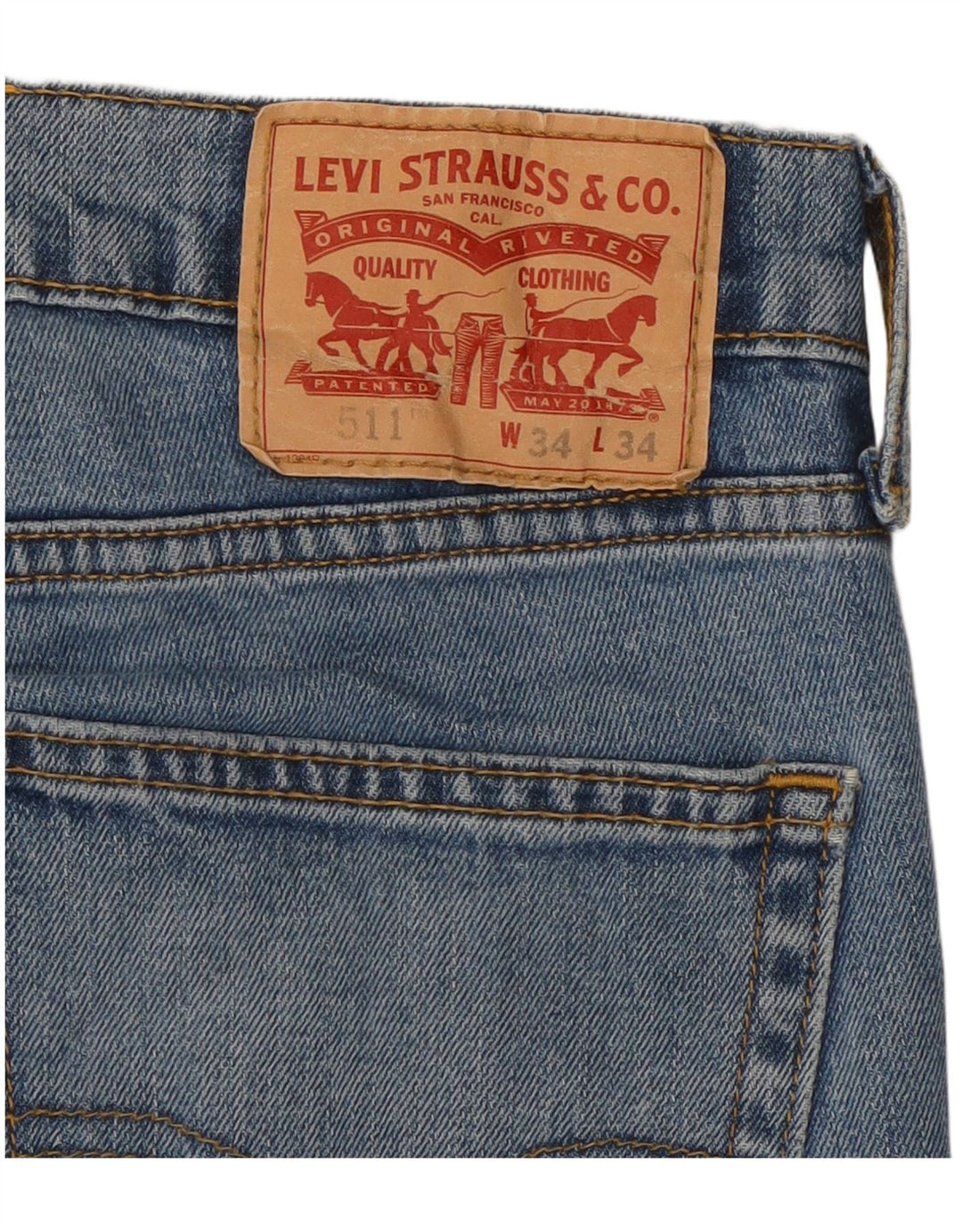 Vaqueros Levi's 511 Slim para hombre W34 L32 Azul