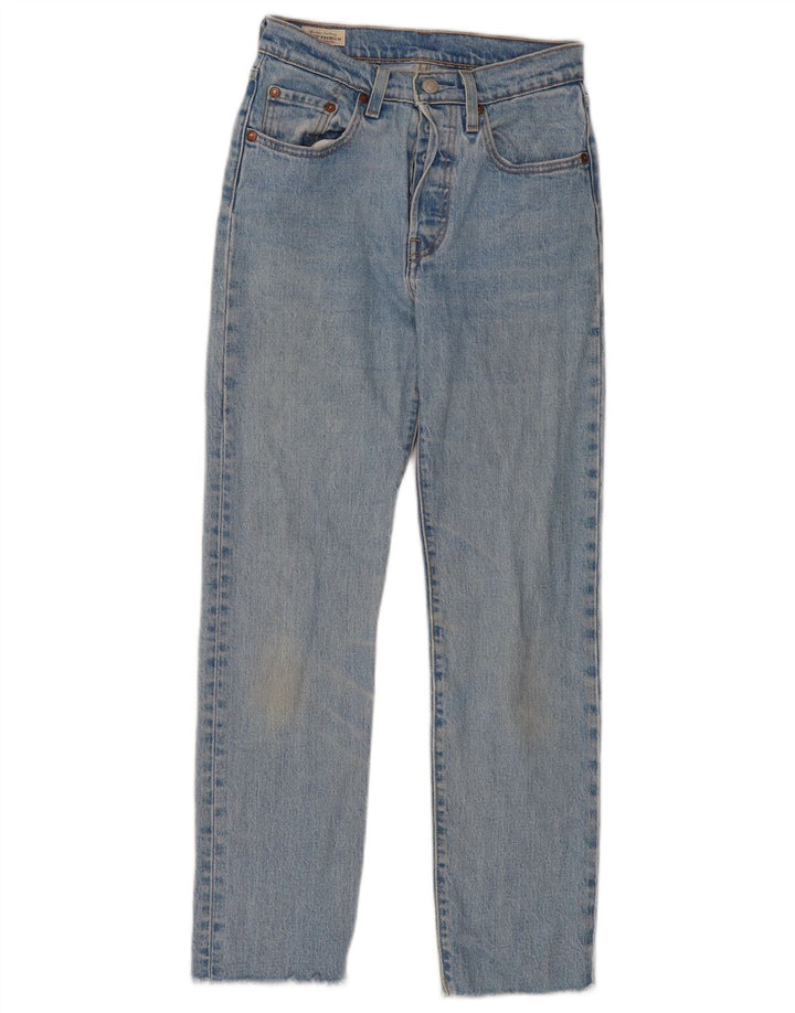 Vaqueros Levi's Mujer 501 Rectos W24 L28 Algodón Azul