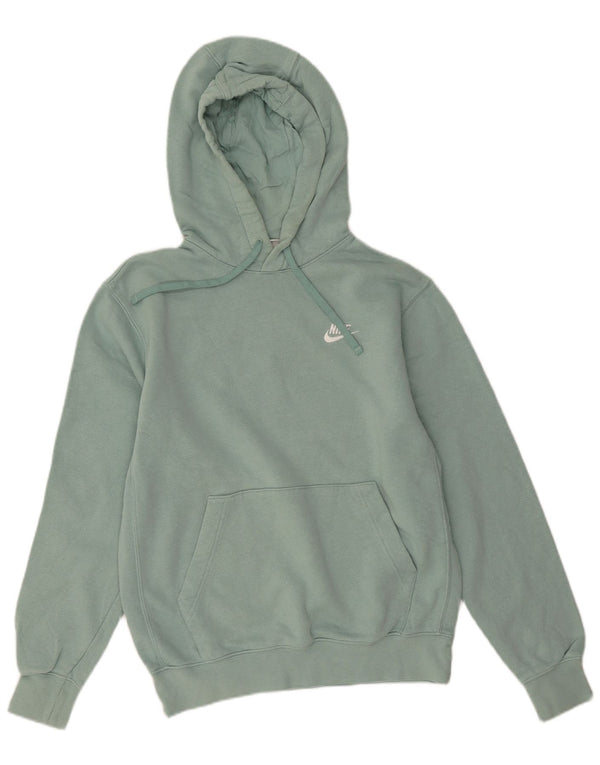 Nike Jersey con capucha extragrande para mujer UK 10 Small Green Cotton
