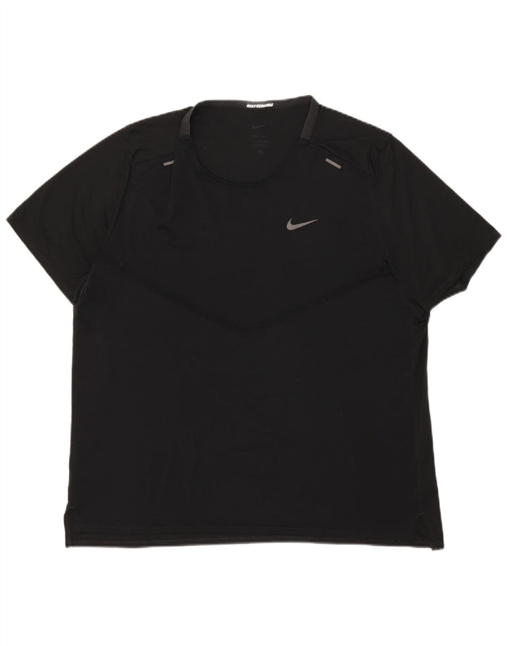NIKE Camiseta Dri Fit para Hombre Top XL Poliéster Negro