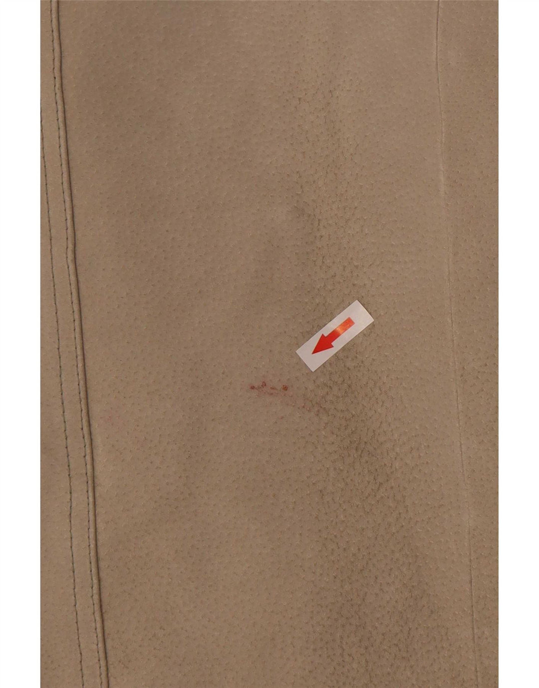 M. Flues Camisa de ante para hombre, talla grande, cuero beige