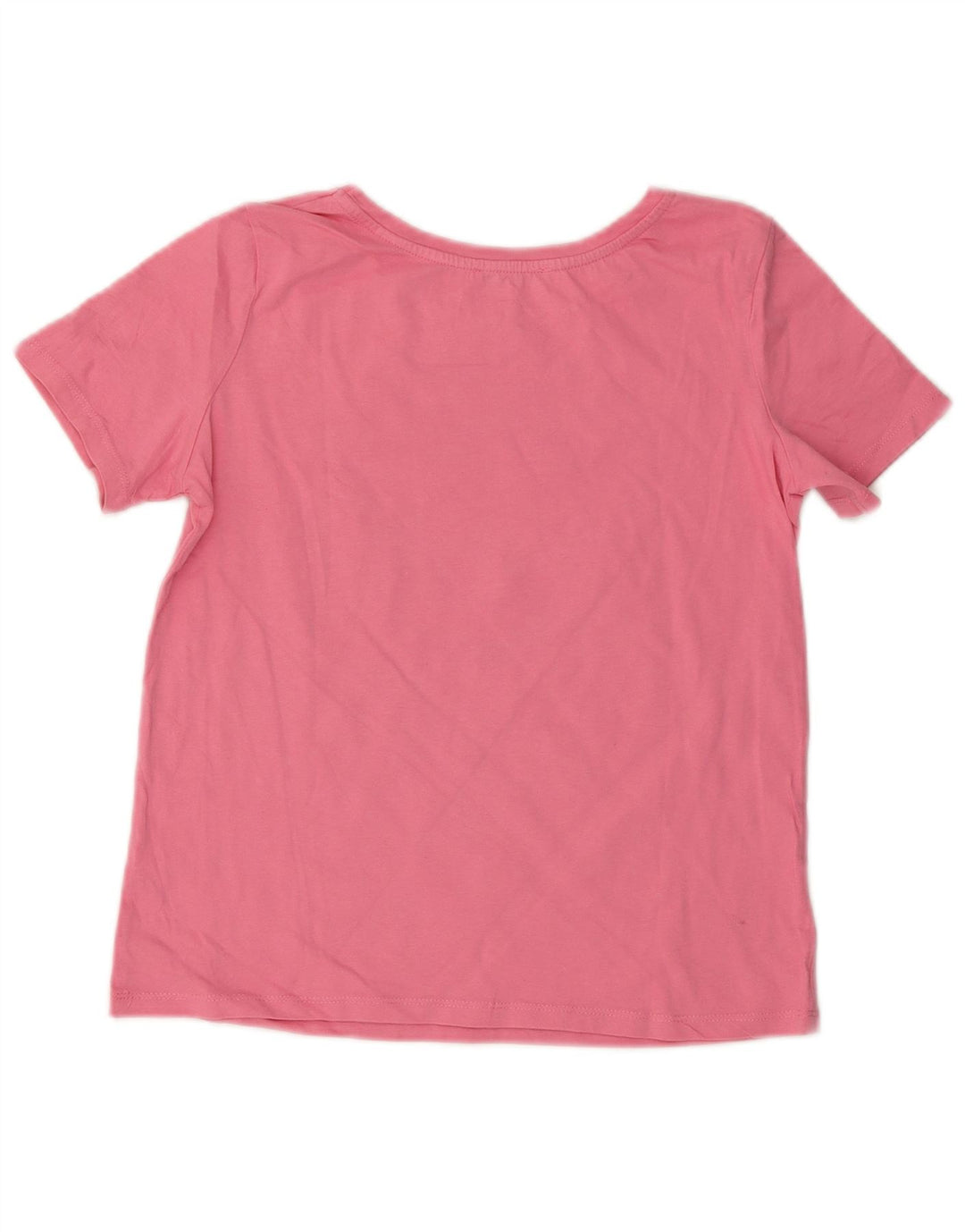 ZARA Mujer Dora Crop Graphic Camiseta Top UK 10 Small Rosa