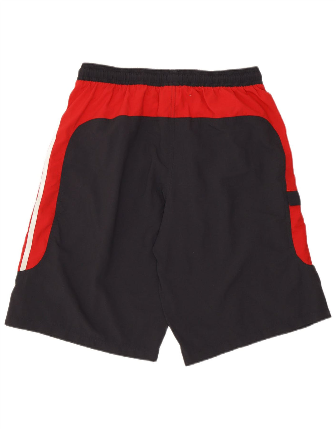 Adidas Hombre Bañador Corto Mediano Negro Colorblock Poliéster