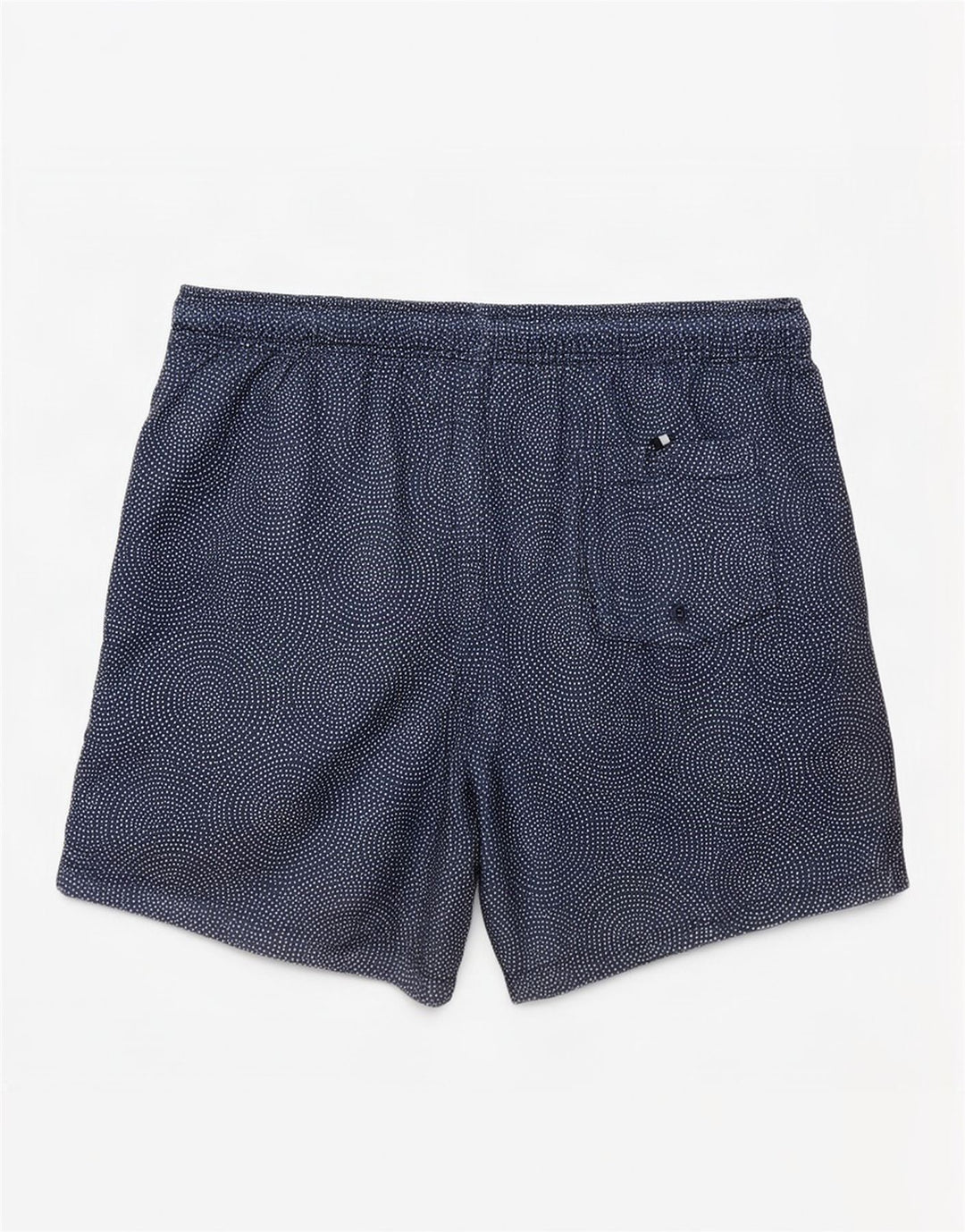 Marks & Spencer - Bañador para hombre (talla pequeña), color azul marino, poliéster geométrico