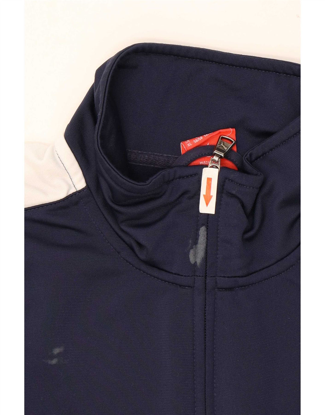 Puma Hombre Chándal Top Jacket XL Azul Marino Colorblock Poliéster