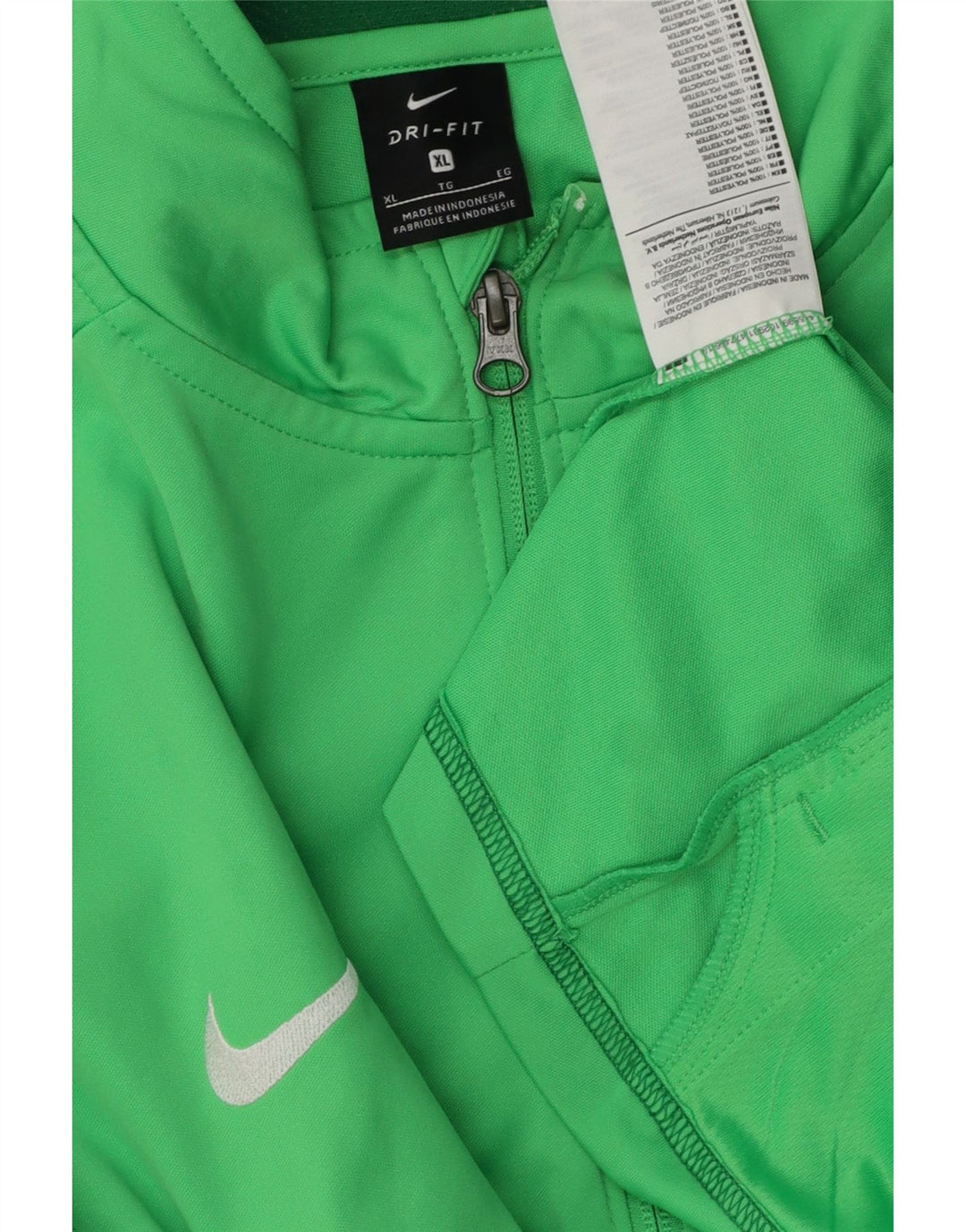 Nike - Chaqueta de chándal gráfica para hombre, talla XL, color verde, poliéster