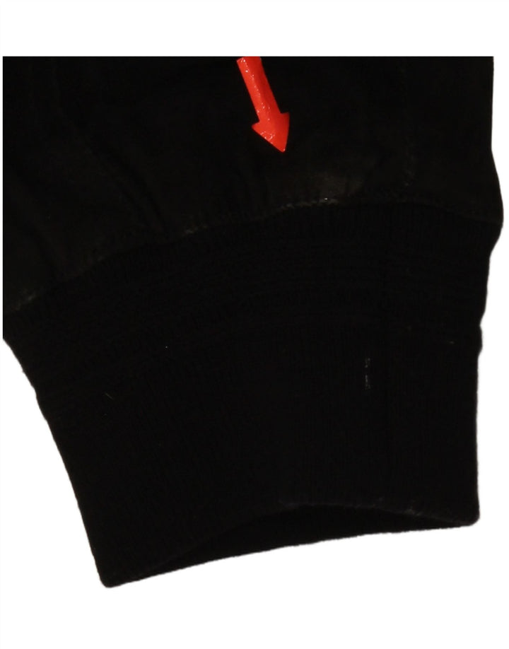 Vintage hombres ante bomber chaqueta IT 54 2XL cuero negro