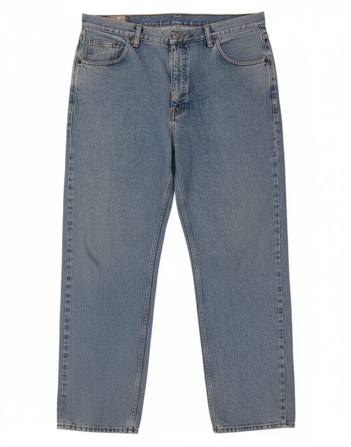 Vaqueros rectos para hombre Rifle W40 L30 Algodón azul