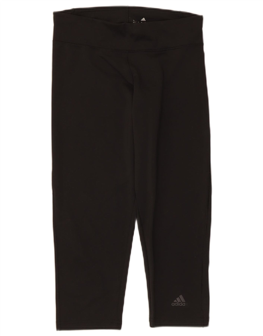 Adidas Mujer Climalite Capri Leggings Reino Unido 8/10 Pequeño Negro