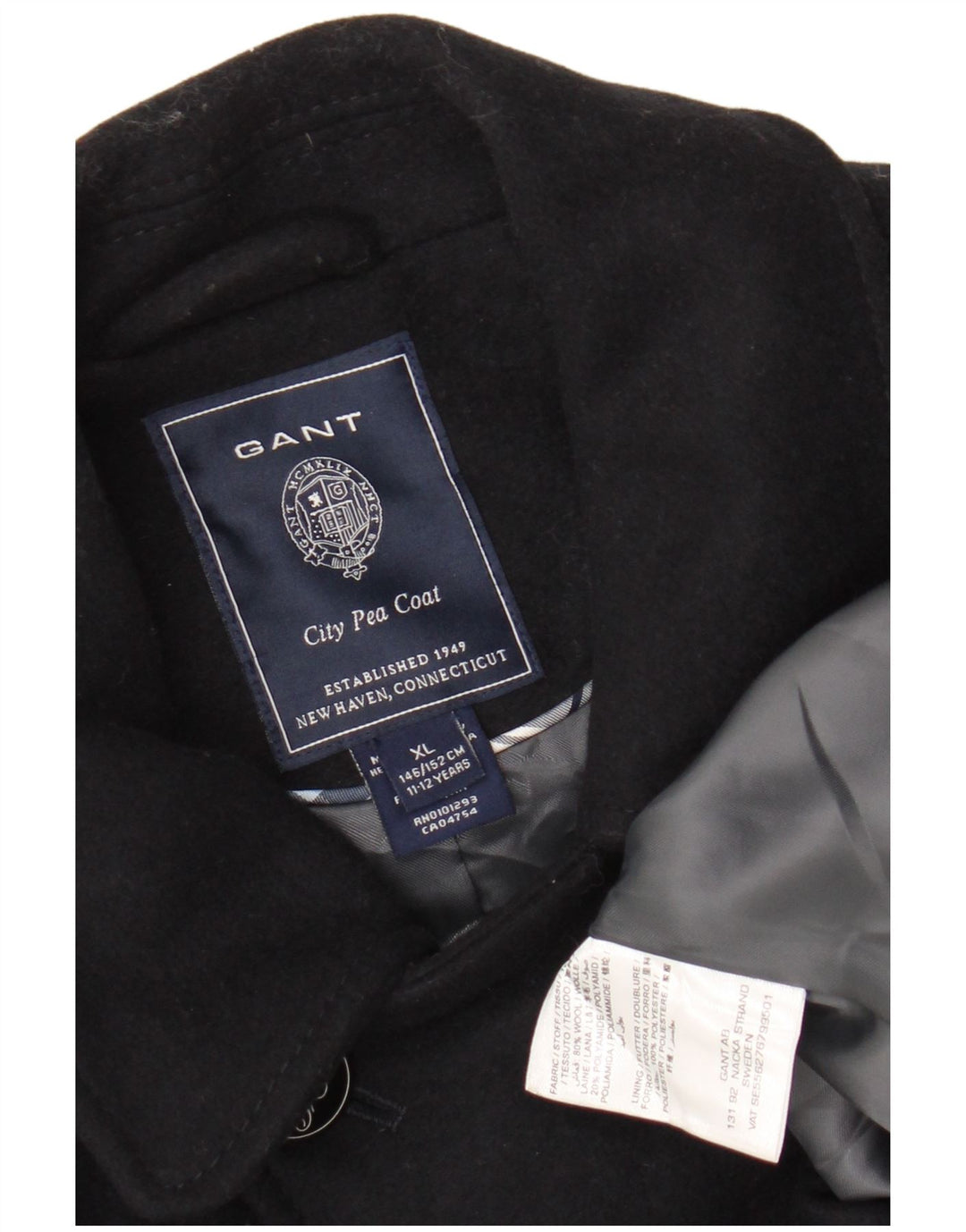 Gant Chaquetón Niña 11-12 Años XL Lana Azul Marino