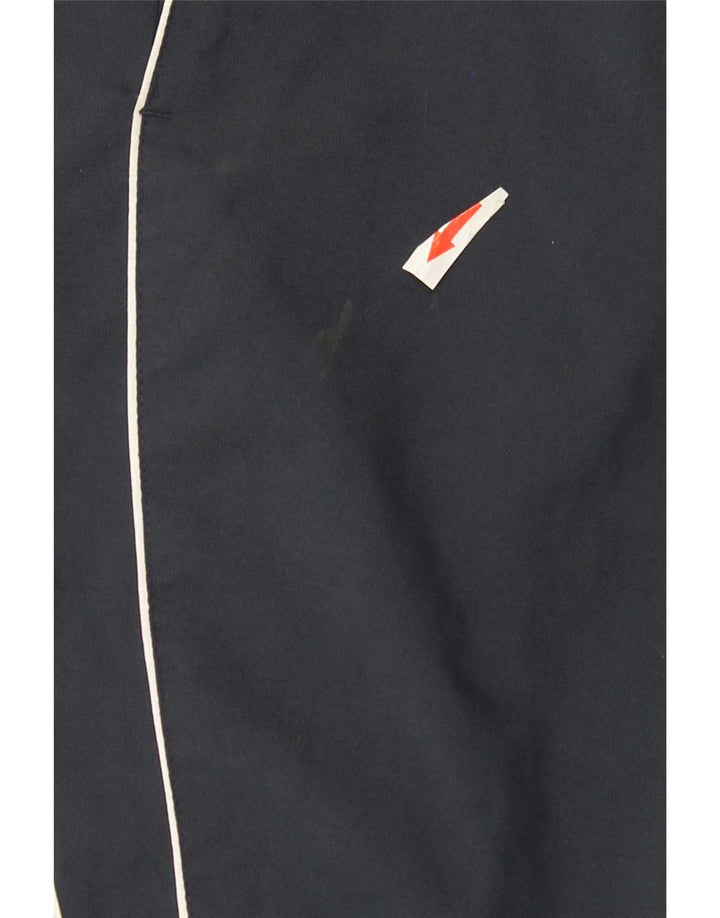 Adidas Hombre Pantalones De Chándal Joggers Grande Azul Marino Rayas Poliéster