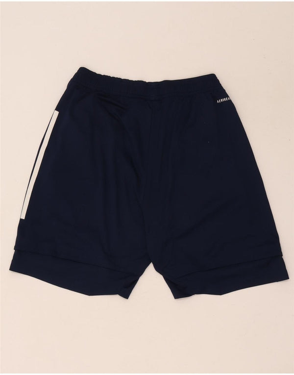Adidas Mens Wolverhampton Wanderers Pantalones cortos deportivos medio azul marino poliéster