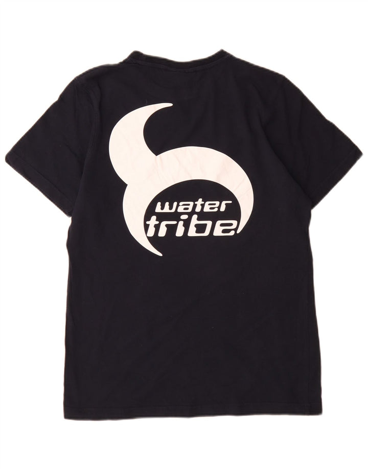Slam Hombre Camiseta Gráfica Top Medium Azul Marino Algodón
