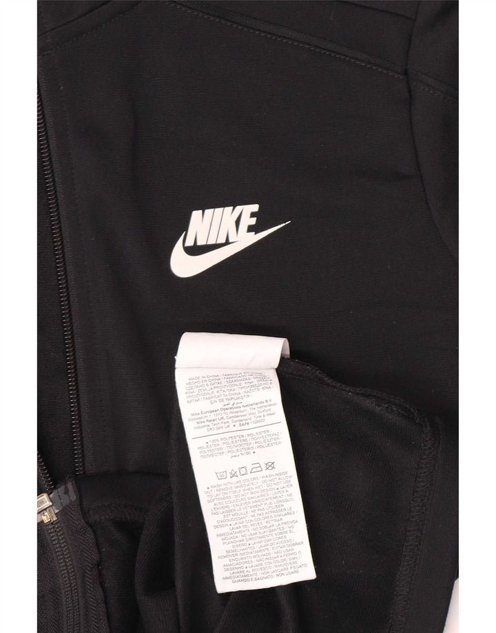 Nike Chaqueta de chándal para niños 10-11 años Mediana Negro Poliéster
