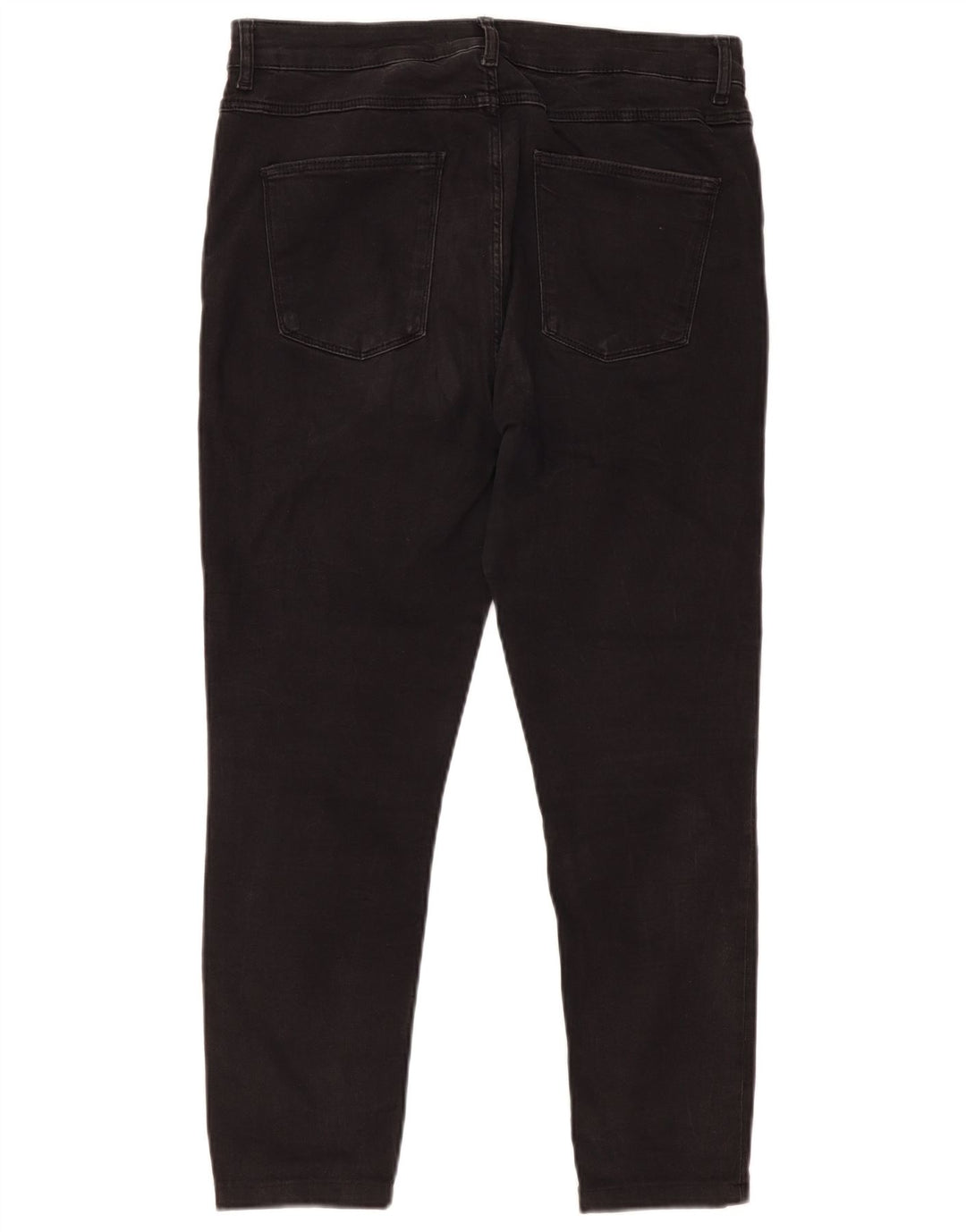 Zara Vaqueros Slim Mujer EU 44 XL W34 L24 Negro