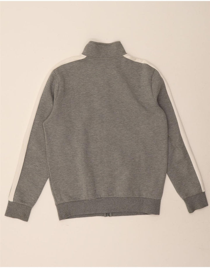 Puma Chaqueta de chándal para hombre con bloques de color gris grande de algodón