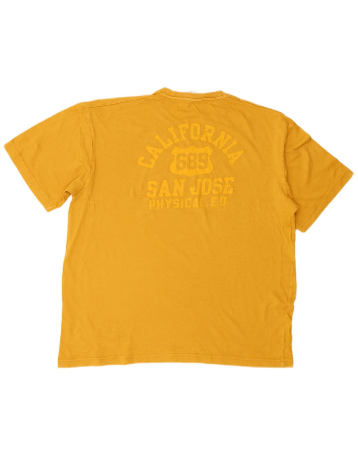 Champion Camiseta Hombre Top Small Amarillo