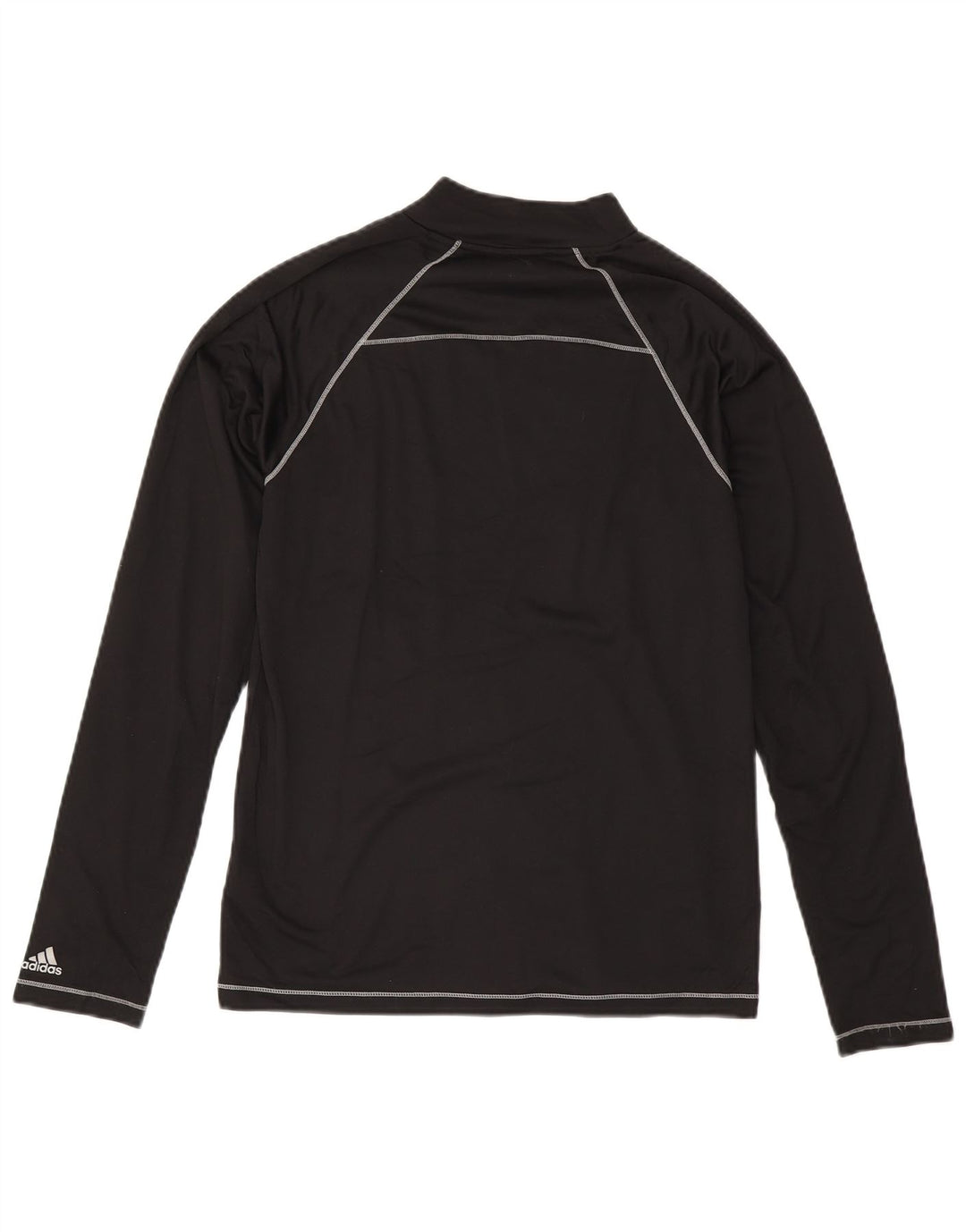 Adidas Hombre Top Manga Larga Pequeño Negro Poliéster Deportes