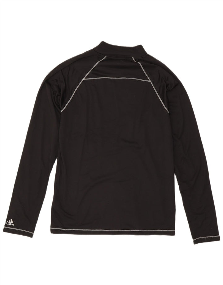 Adidas Hombre Top Manga Larga Pequeño Negro Poliéster Deportes