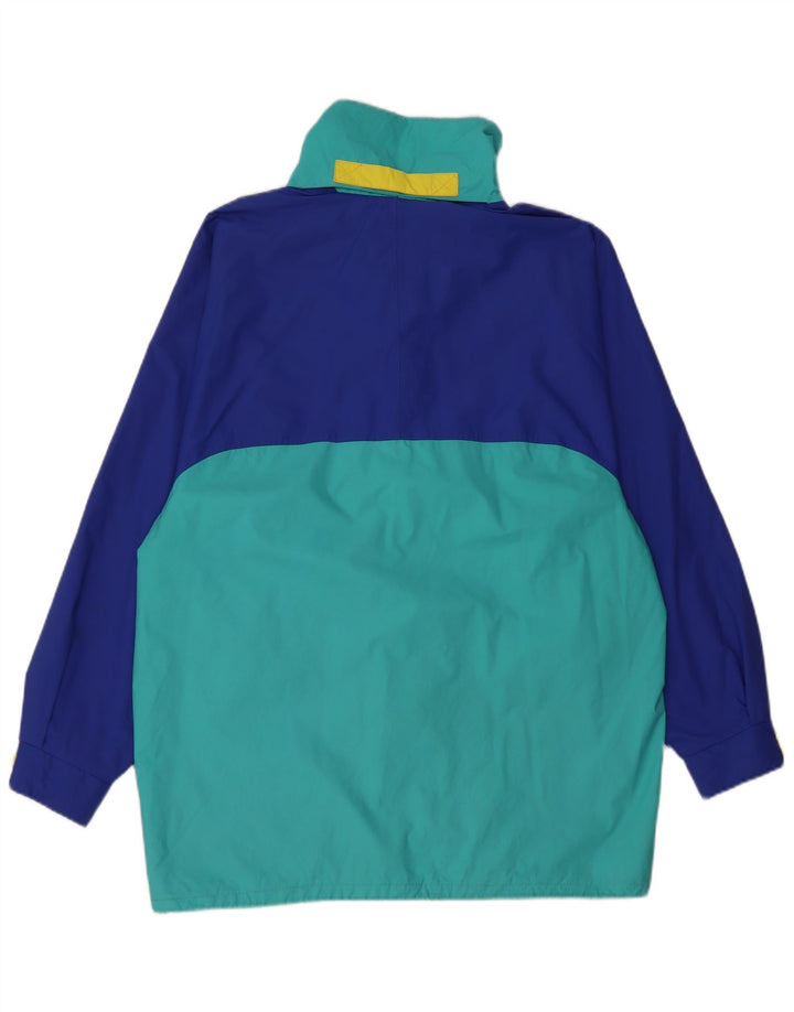 BAILO Chaqueta impermeable holgada para hombre IT 46 Small Blue Colourblock Poliéster