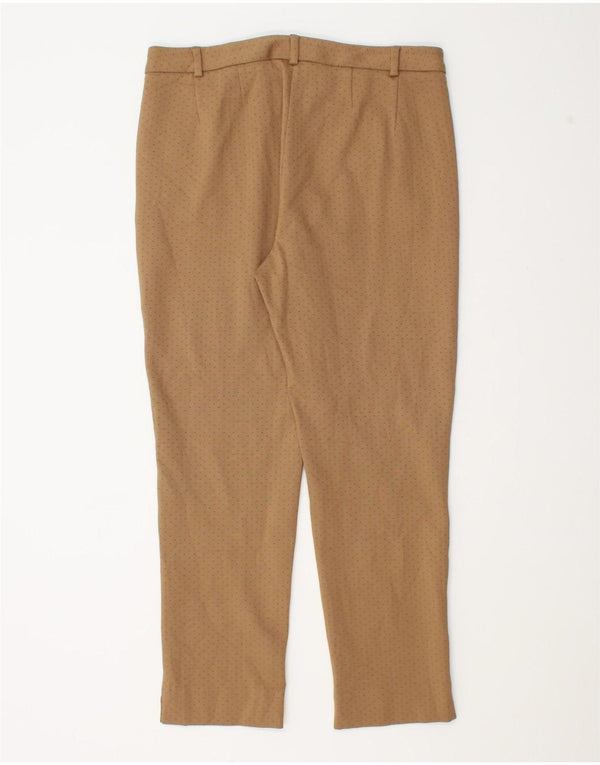 Marks & Spencer Pantalones cortos para mujer UK 12 Medium W32 L25 Beige Spotted