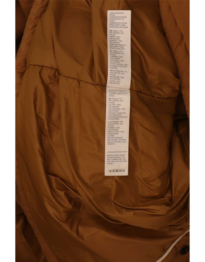 Chaleco acolchado extragrande con capucha para mujer de Fat Face UK 40 Small Beige Poliéster