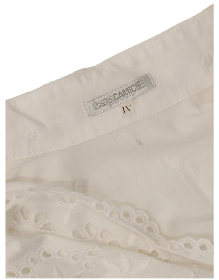 Naracamicie Blusa sin mangas para mujer UK 40 Medium White
