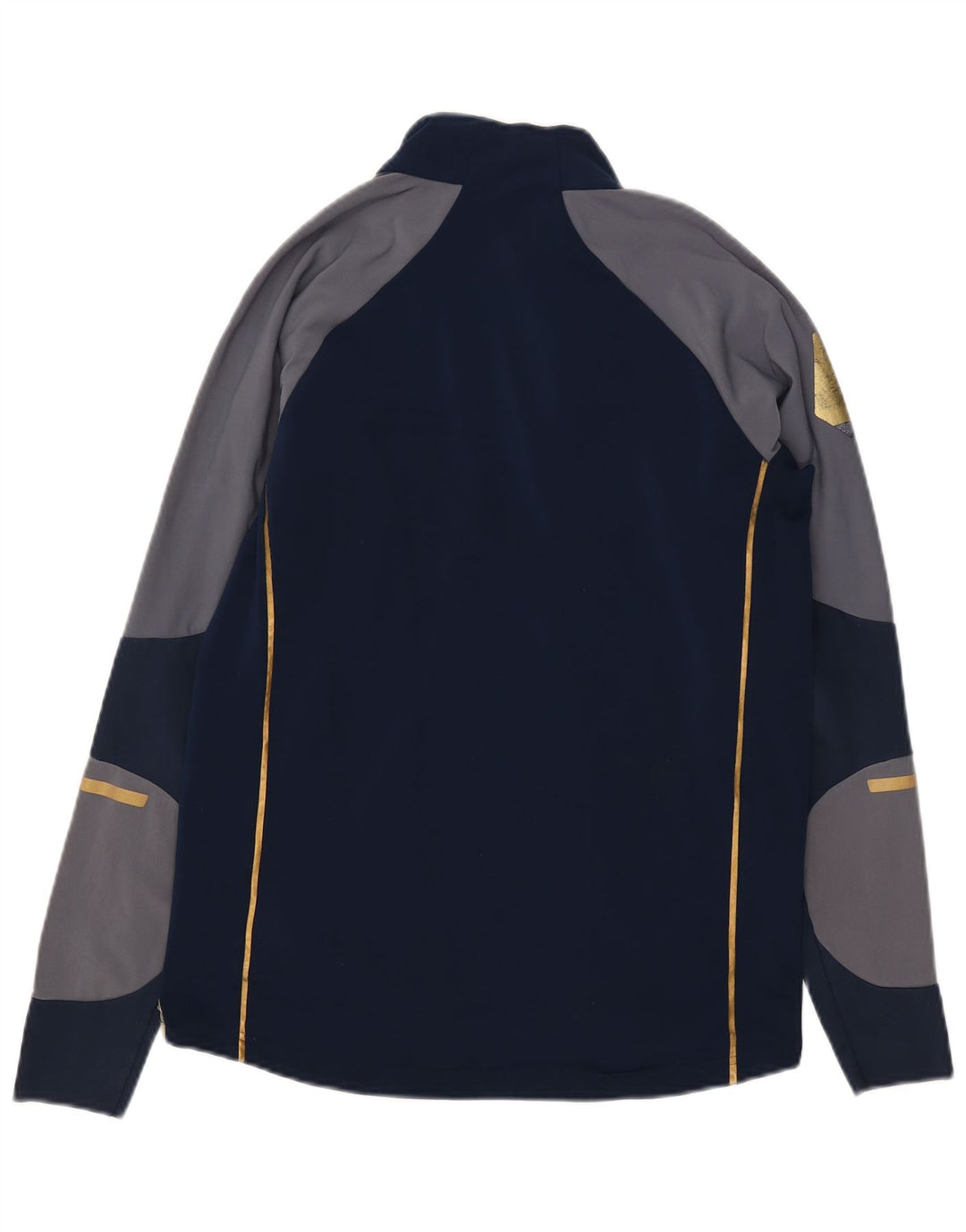 Adidas Hombre Jersey Chándal Top UK 38/40 Medium Azul Marino Colorblock