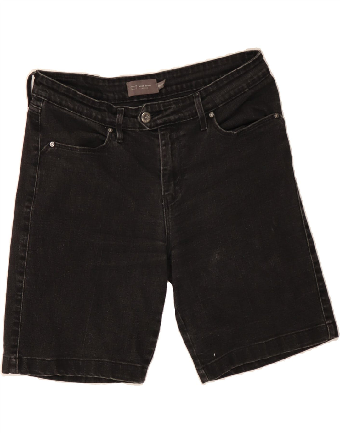 LEVI'S Womens Denim Shorts US 12 Large W32  Black Cotton Vintage Levi's and Second-Hand Levi's from Messina Hembry 