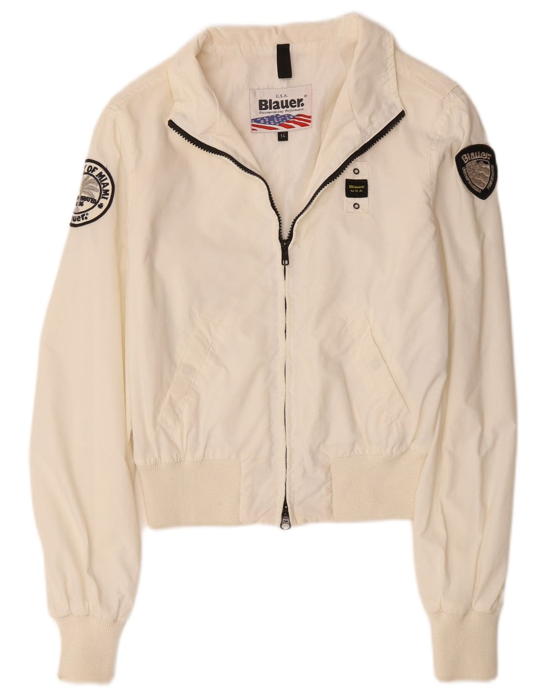 Blauer Cazadora Bomber Niño 13-14 Años Blanco Poliamida