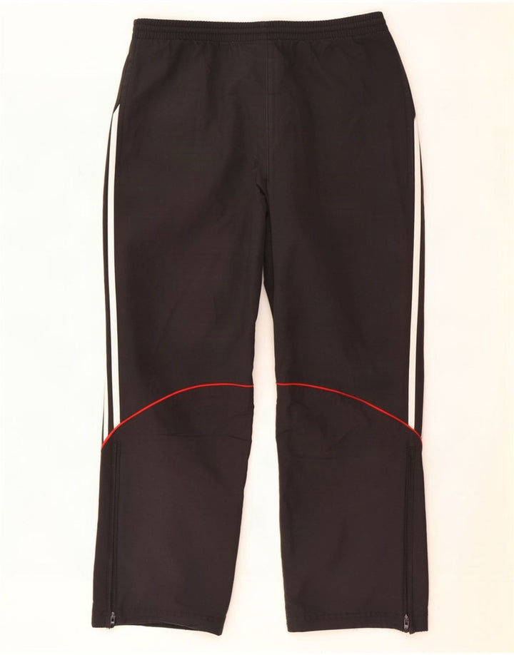 Adidas Pantalones de chándal para hombre UK 40/42 Medium Negro Poliéster