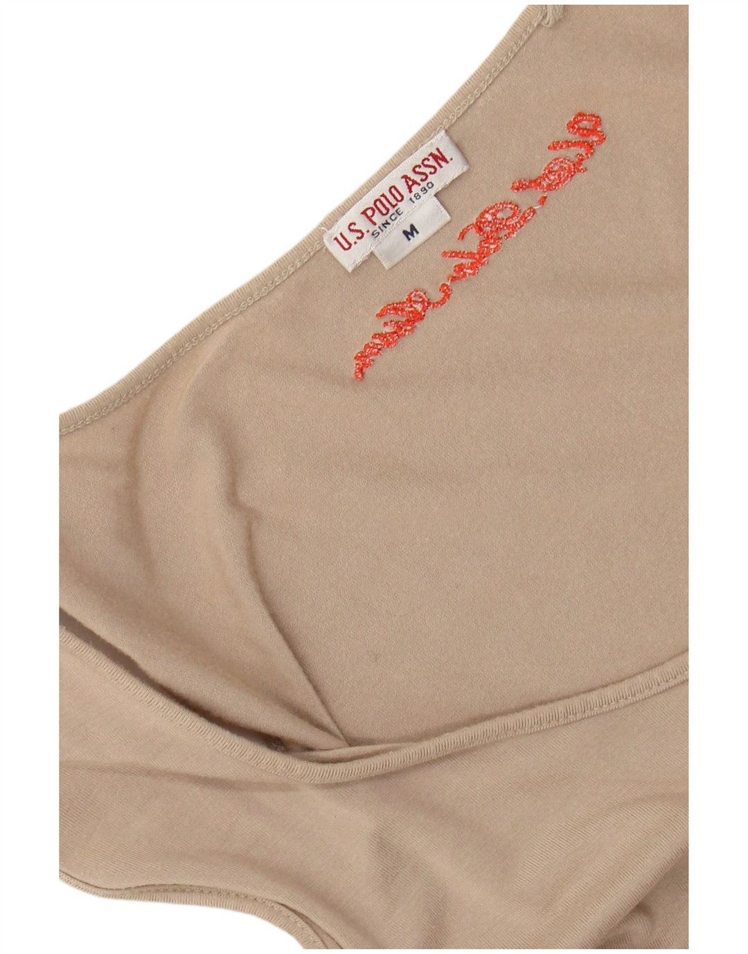Asociación de Polo de EE. UU. Vestido básico para mujer UK 42 Medio color beige
