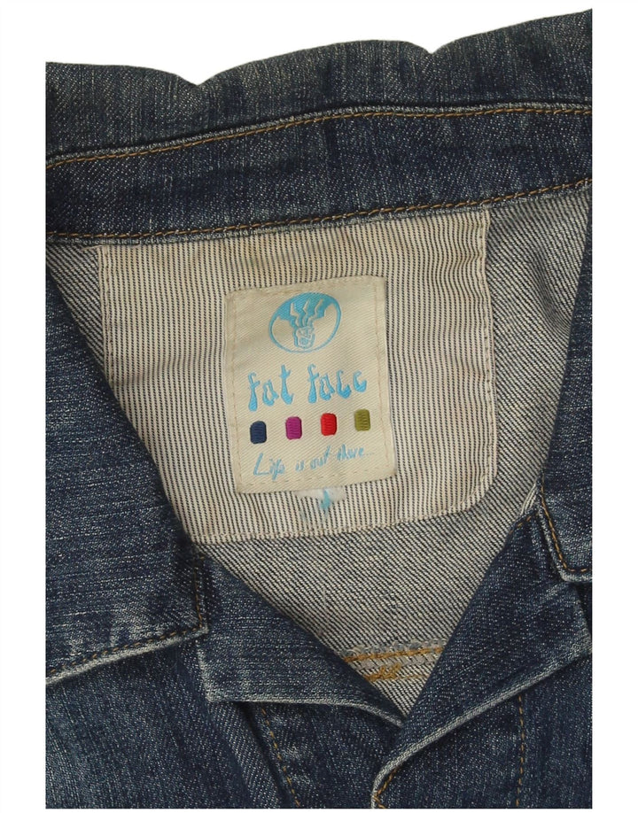 Chaqueta vaquera para mujer Fat Face UK 46 Algodón azul grande