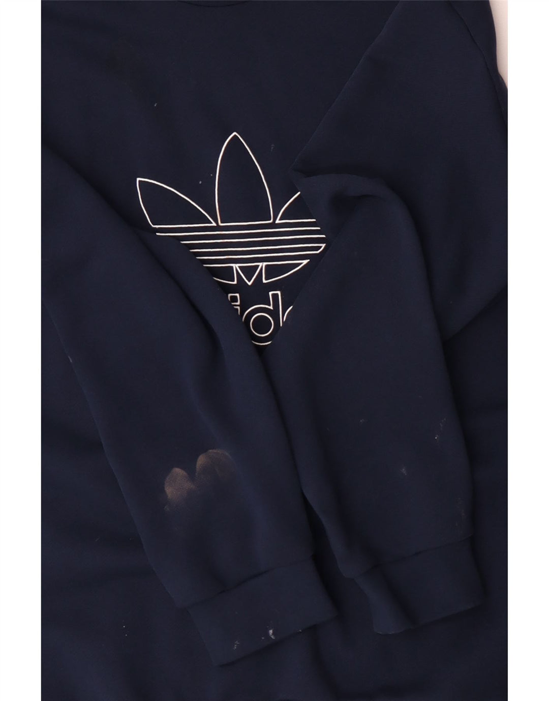 ADIDAS Hombre Graphic Sudadera Jumper XL Azul Marino Algodón
