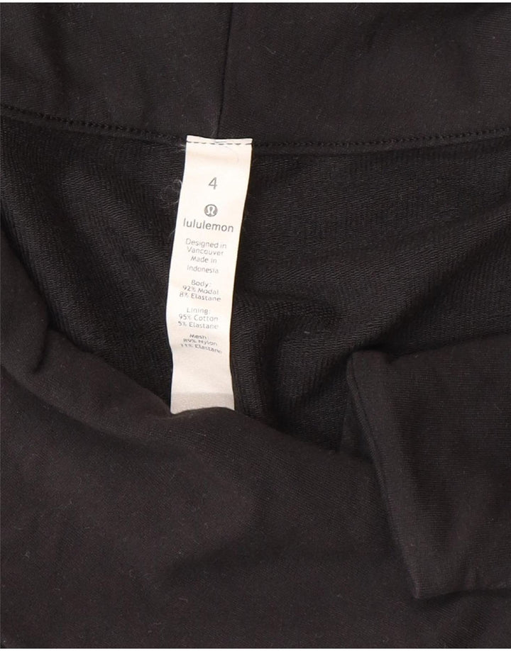 Lululemon - Chaqueta de chándal para mujer, talla 4, color negro, modal