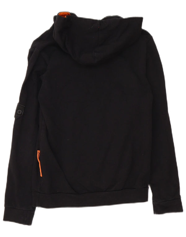 CAT - Sudadera con capucha para niños, 9-10 años, algodón negro