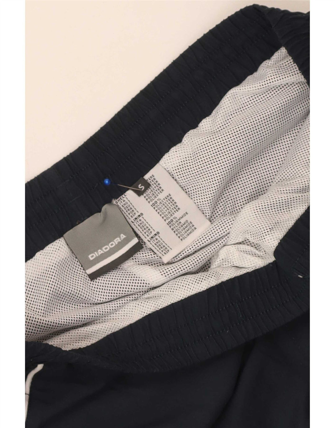 Diadora Pantalón Chándal Hombre Small Azul Marino Poliéster