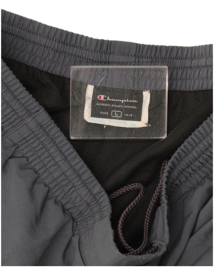 Champion Pantalones De Chándal Para Hombre Joggers Large Gris Poliéster