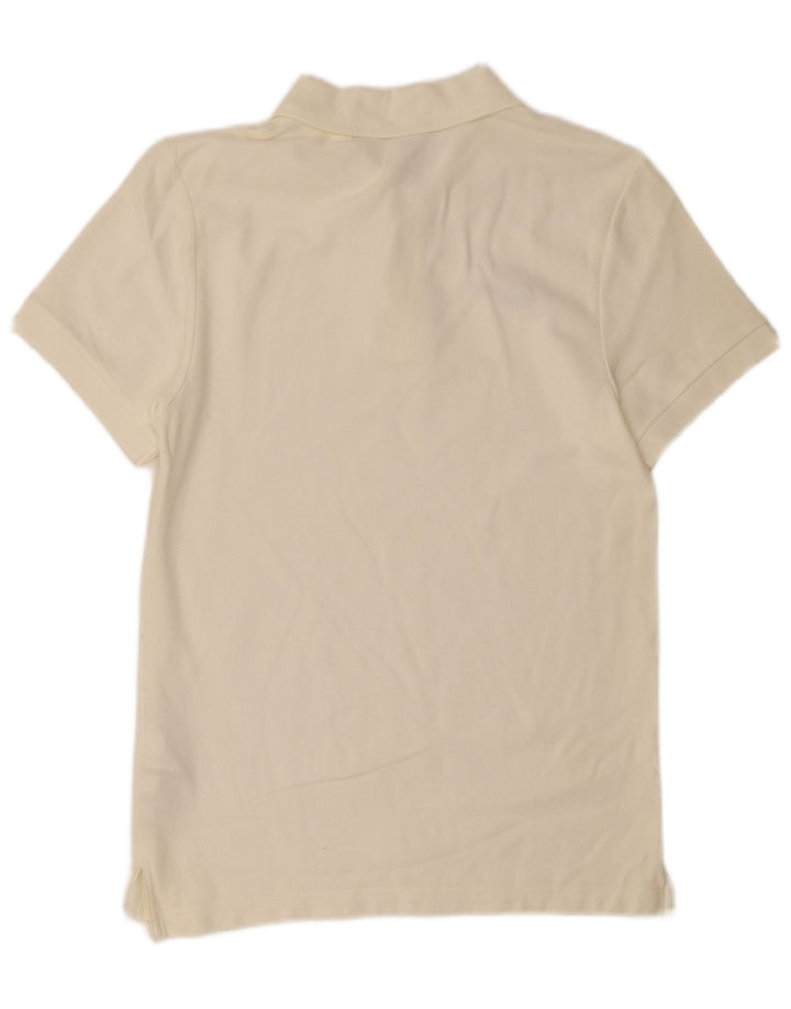 Polo Nike Hombre Pequeño De Algodón Blanco Roto