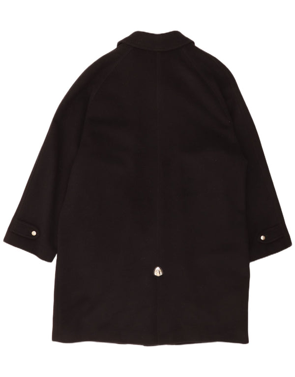 Piero Guidi Abrigo para hombre UK 44 2XL Lana negra