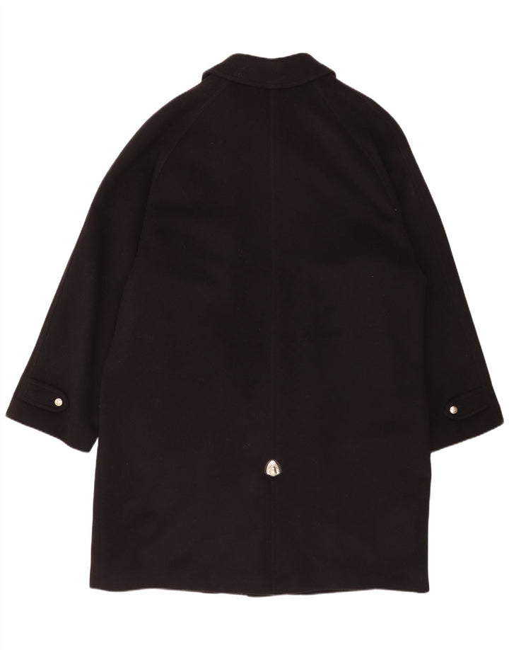 Piero Guidi Abrigo para hombre UK 44 2XL Lana negra