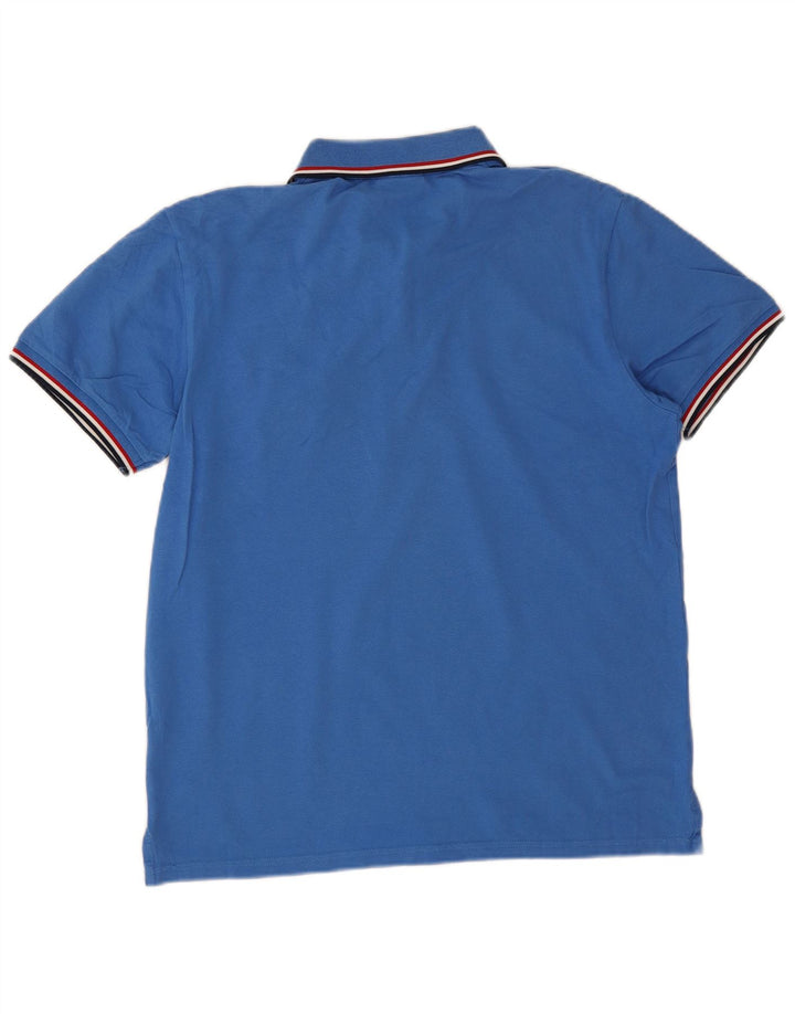 Gant Polo Hombre Azul Medio Algodón