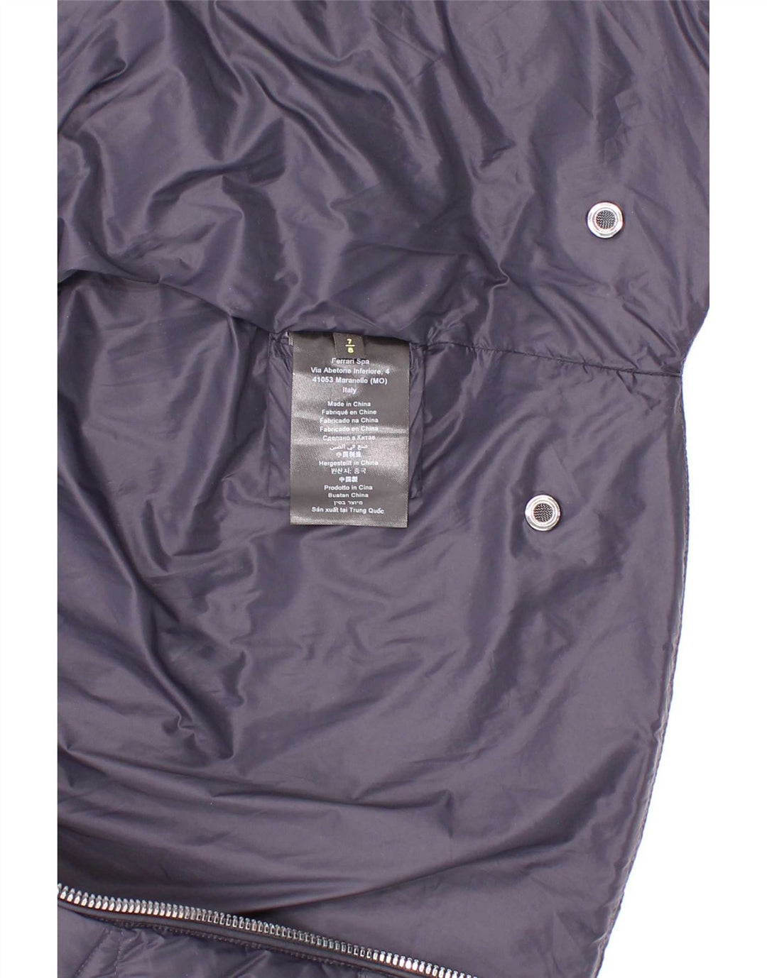 Chaqueta Acolchada Con Capucha Ferrari Niño 7-8 Años Poliamida Azul Marino